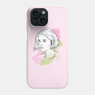 Woman's face Lineart Phone Case