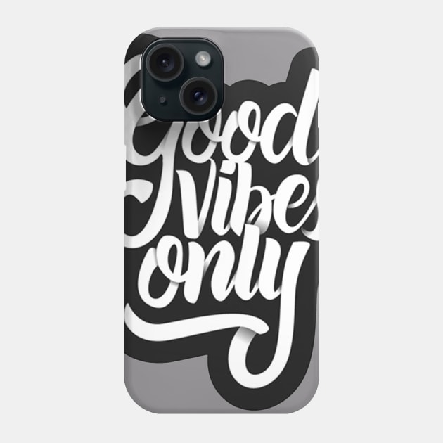 Good Vibes Only - Motivational Quotes Vintage Positive mind tee Phone Case by storellc