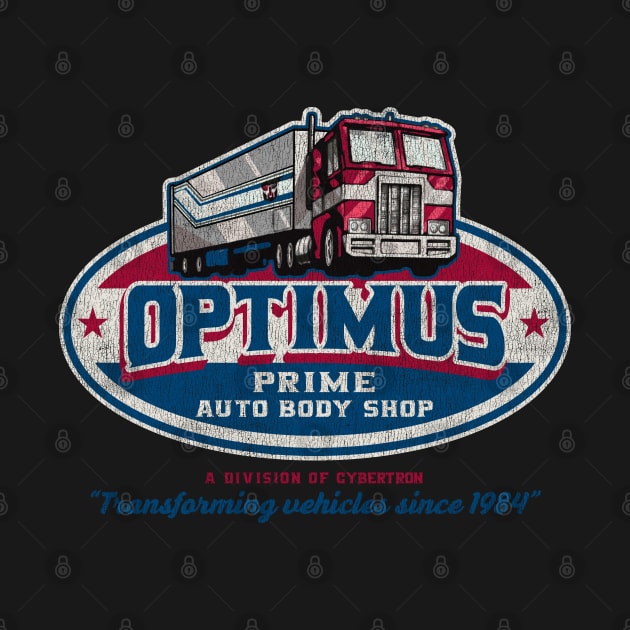 Optimus Prime Auto Body Shop Worn by Alema Art