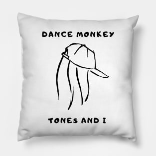 HAIR MONKEY TEE FOR DANCE Pillow