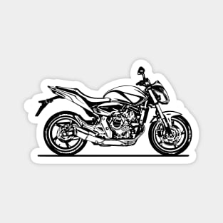 Hornet CB600F 2011 Motorcycle Sketch Art Magnet