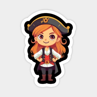 Birthday Party - Pirate Girl Magnet