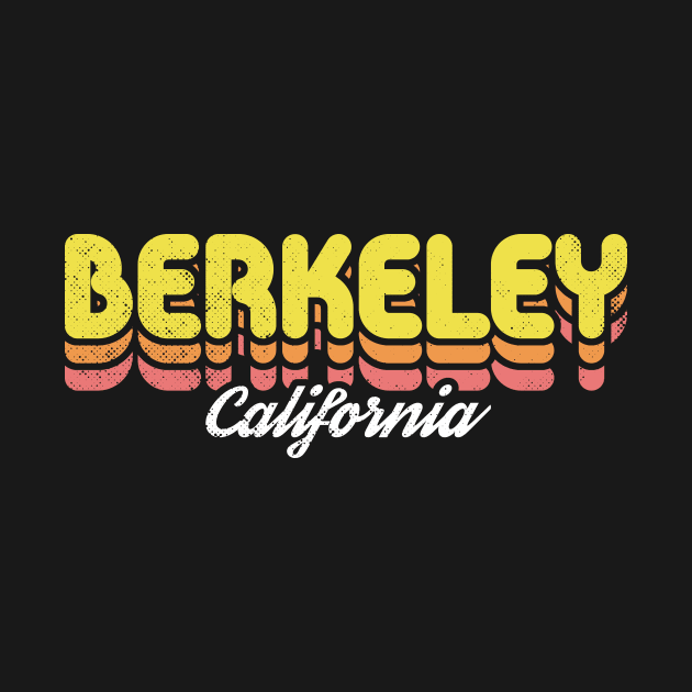 Retro Berkeley California by rojakdesigns