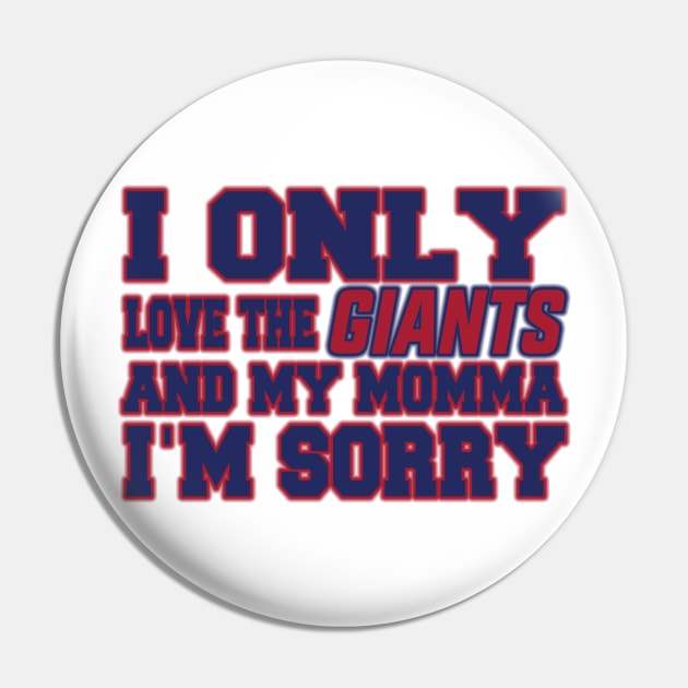 Gods Plan - Giants Pin by OffesniveLine