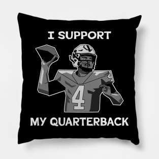 I Support My Quarterback (O'Connell) Pillow