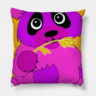 Purple Panda Pillow