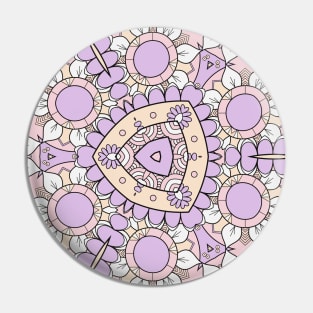 Kaleidoscope of Pastel Color Layered Mandalas Pin