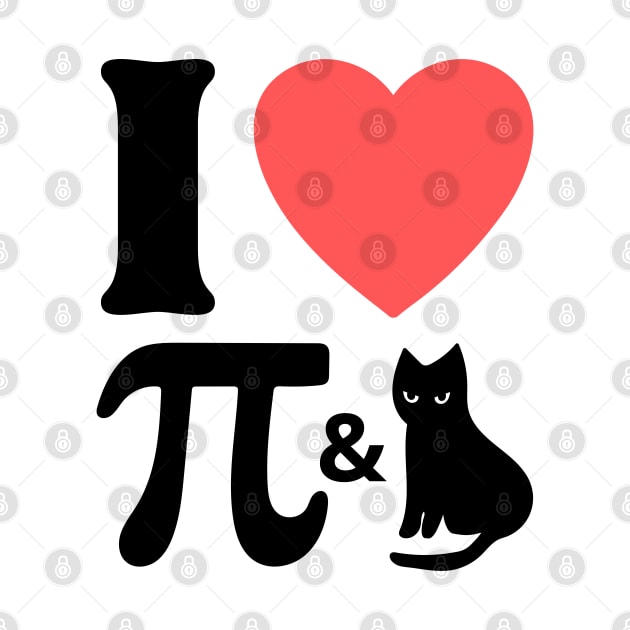 I love math and cats. Math and cats lovers funny by TRACHLUIM