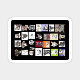 All my dog friends. Magnet