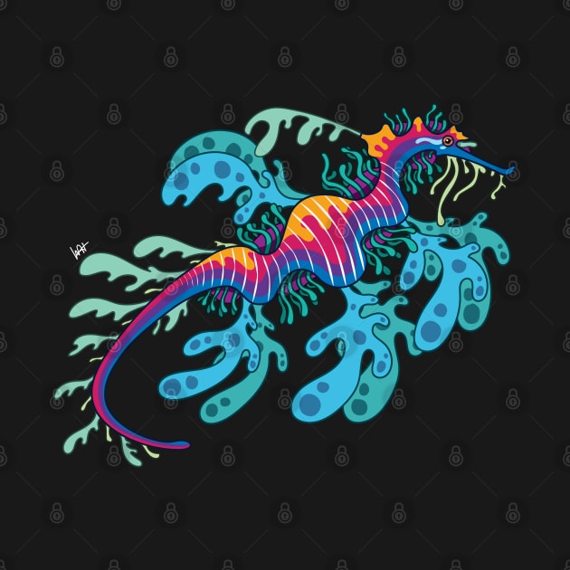 Sproutdragon Seahorse by Munchbud Ink