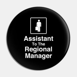 The Office - Assistant To The Regional Manager White Set Pin