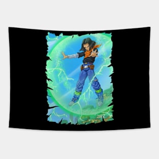 ANDROID 17 MERCH VTG Tapestry