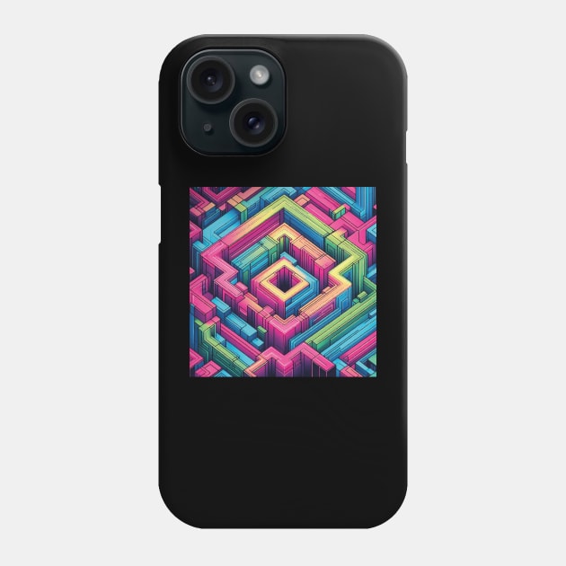 Abstract Geometric Pattern Phone Case by SARKAR3.0