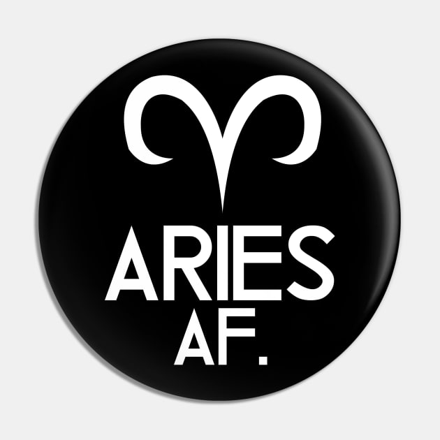 Aries AF Pin by SillyShirts