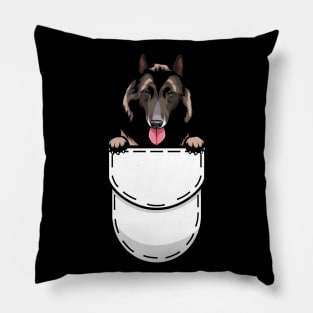 Funny Belgian Shepherd Tervueren Pocket Dog Pillow