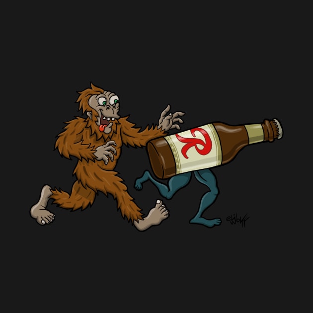 bigfoot beer chase by eliwolff