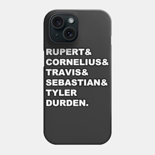 Narrator's Names (White Text) Phone Case