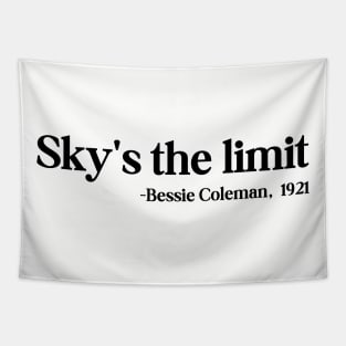 Sky's the limit, Bessie Coleman Tapestry