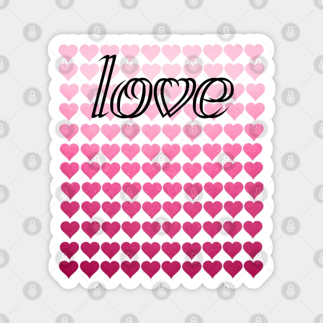 Love Hearts Magnet by KimLeex