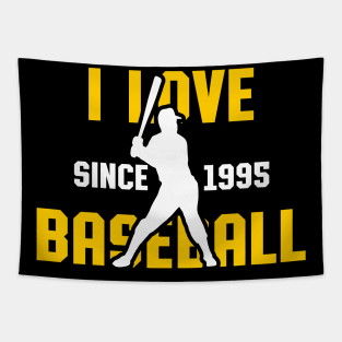 I Love Baseball Since 1995 Tapestry