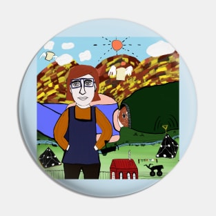 Toast of the Town Pin