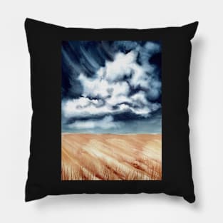 Clouds and Field Pillow