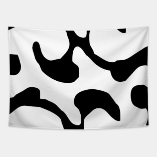 Black and white swirl pattern Tapestry