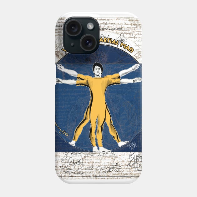 Vitruvian Martial Art Phone Case by LittleBastard