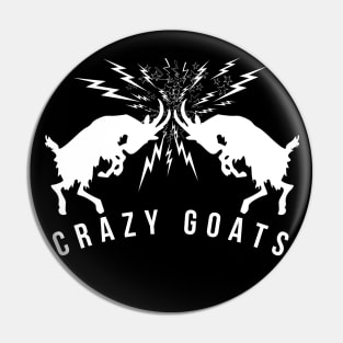 Crazy goats Pin