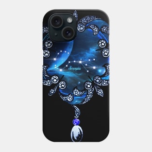 Zodiac constellation scorpio Phone Case