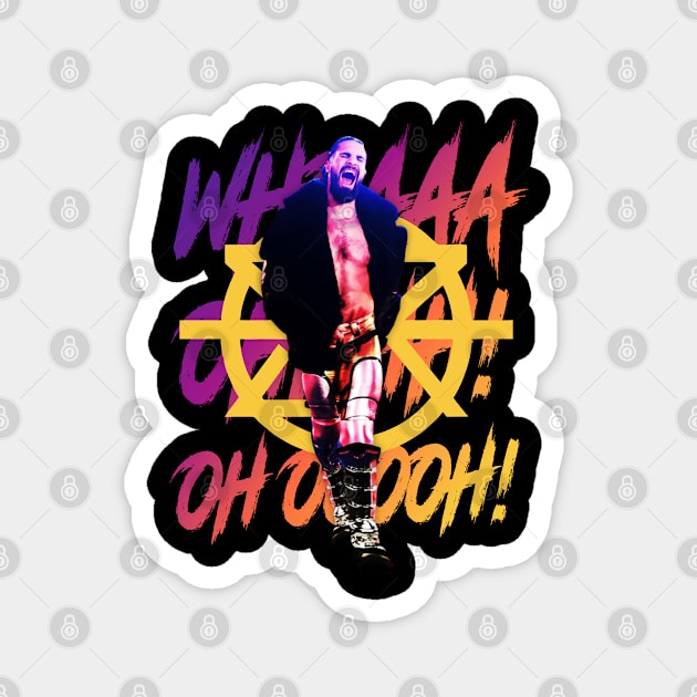 WWe Smackdown Jey Uso Magnet by Bob Charl