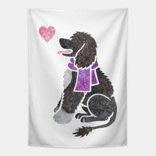 Watercolour Portuguese Water Dog Tapestry