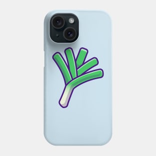 Leek Vegetable Cartoon Phone Case