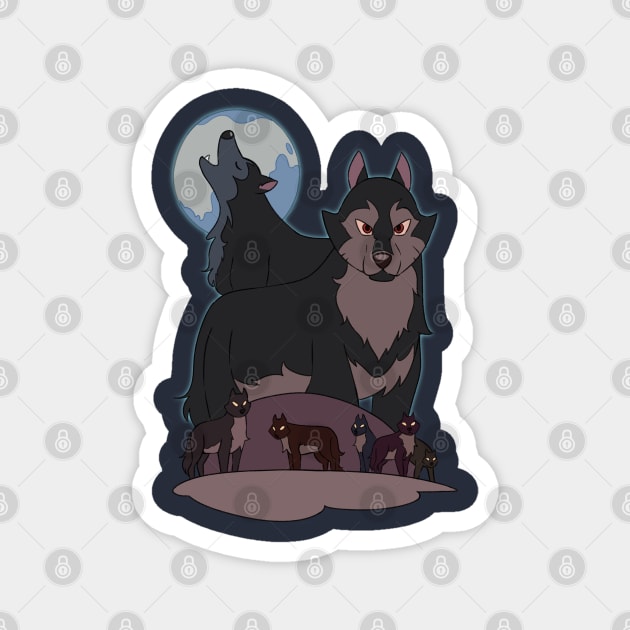 The owl house - Hunter wolf Magnet by IKM218