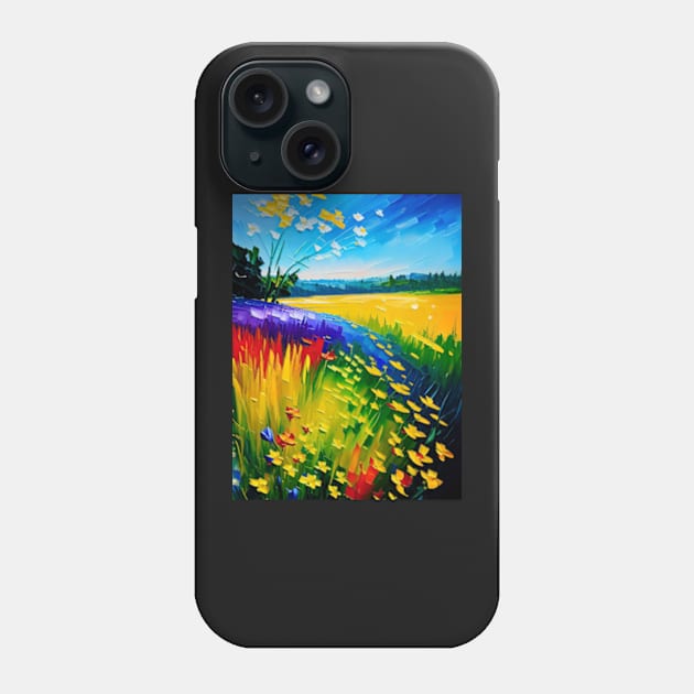 Wildflowers Phone Case by ArtFactoryAI