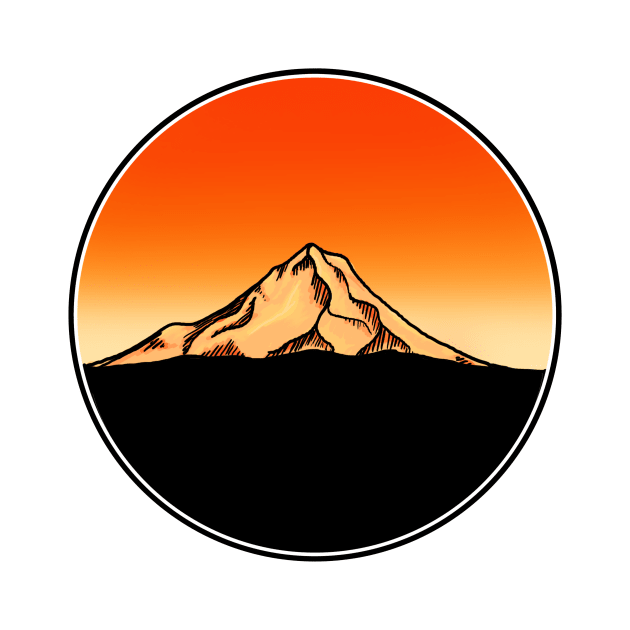 Mt. Hood Sunset by FernheartDesign