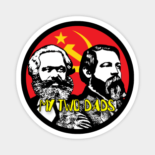 Marx and Engels Magnet