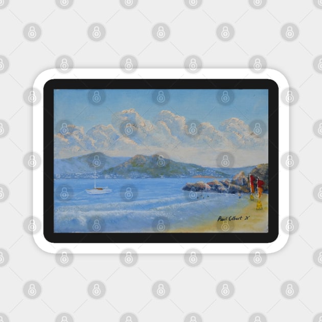 Townsville from Picnic Bay - Oil Magnet by pops