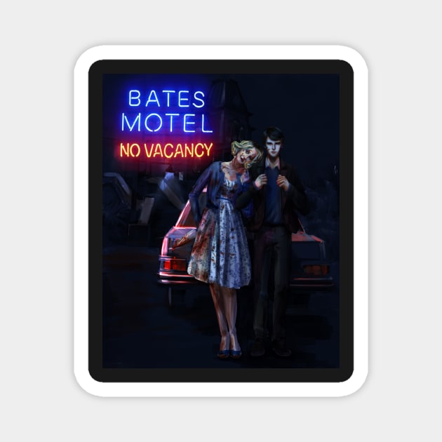 Bates Motel Magnet by Maikkai