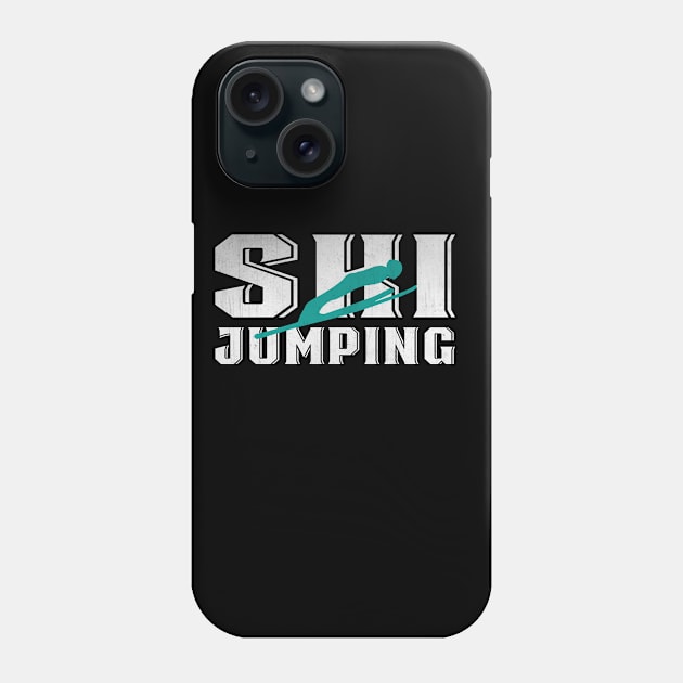 Ski Jumping Novelty Extreme Winter Sports Gift Phone Case by TheLostLatticework