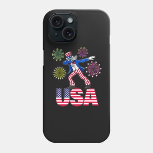 Uncle Sam Dab Phone Case