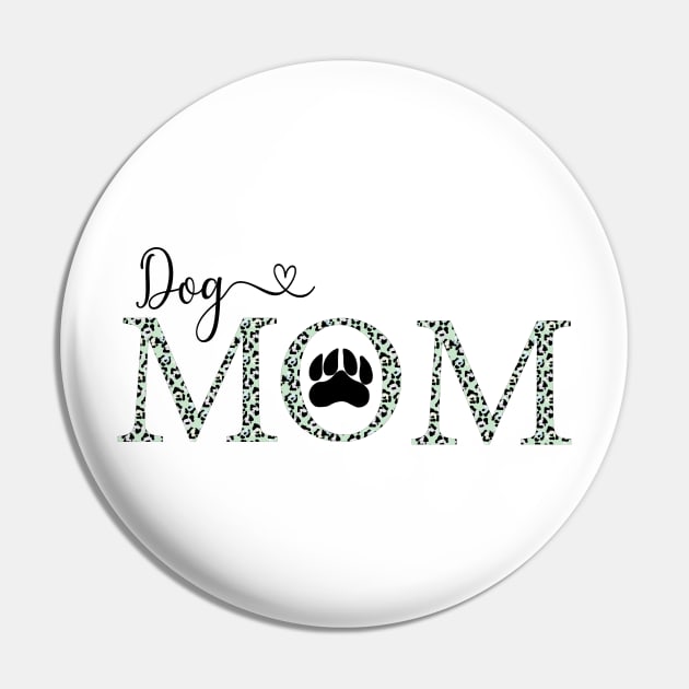 Dog mom green Pin by Anines Atelier