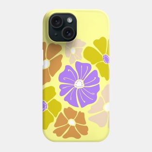 Stretchy Lilac Poppies Phone Case