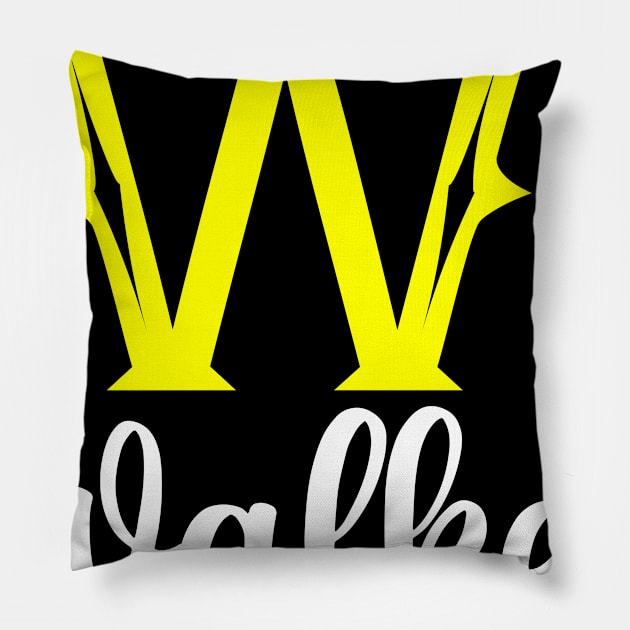 I'm A Walker ,Walker Surname, Walker Second Name Pillow by overviewtru