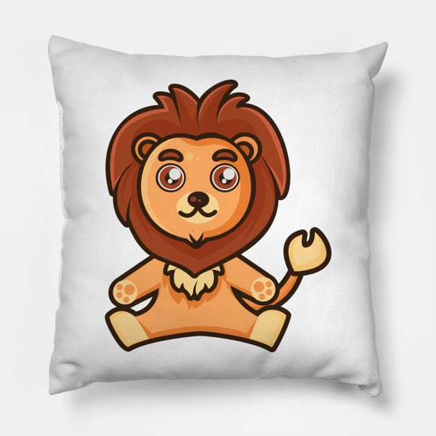 Baby Lion Pillow by onama.std