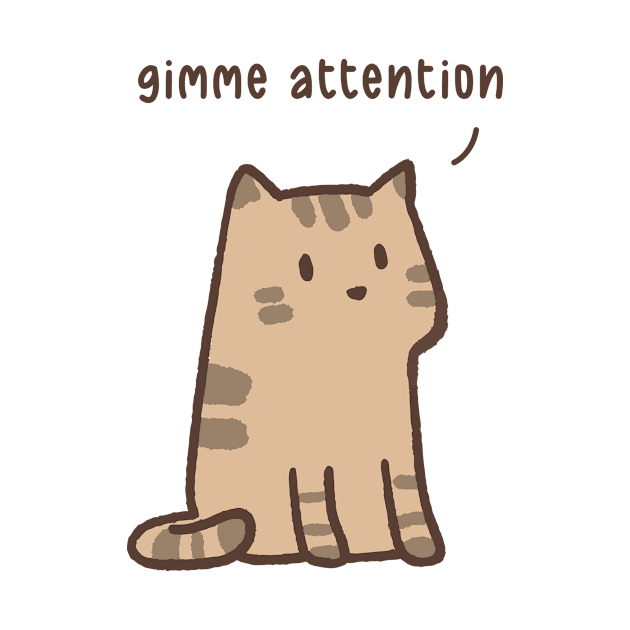 Fifi the cat Gimme your attention by FiFi Art Store