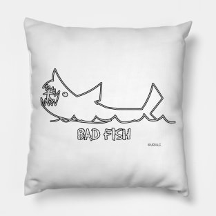 Bad Fish! Farewell and Adieu Pillow