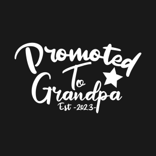 Promoted To Grandpa T-Shirt