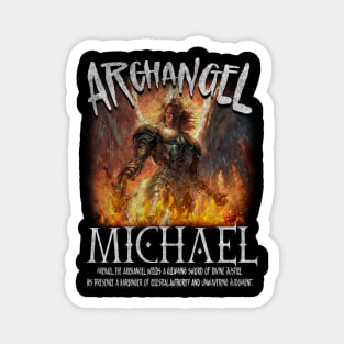 Archangel Michael Vintage comic book style Magnet