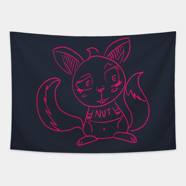 Nut Fox Tapestry by FurryNuggs